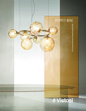 Puppet Ring Suspension Luminaire Vistosi