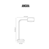 Angra Lampe de Table Geo Contemporary