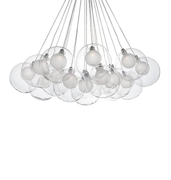 CH3128-CH Bolla Suspension Luminaire de Kuzco