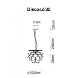 Discoco 35 Lumière Suspension de Marset