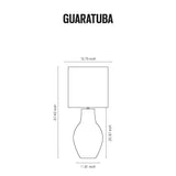 Guaratuba Lampe de Table Geo Contemporary