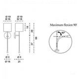Hotel Python Wall Sconce Light from Carpyen