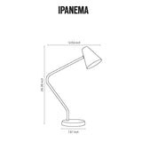 Ipanema Lampe de Table Geo Contemporary