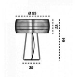 Isamu Lampe de Table Carpyen