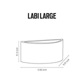 Labi Large Applique Murale Geo Contemporary