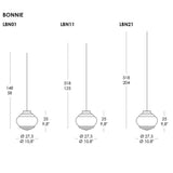 Bonnie & Clyde Suspension Zafferano