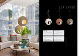 Lua Large Suspension Geo Contemporary