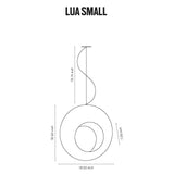 Lua Small Suspension Geo Contemporary