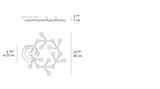 LED Net Circle Ceiling Light Artemide