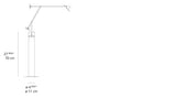 Tizio Classic Halogen Floor Lamp Artemide