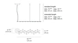 LED Net Line Suspension Artemide Lighting