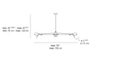 Tolomeo Double Suspension Light from Artemide
