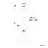 Plum PD-40106 Mini Suspension Modern Forms