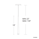 Cascade PD-418XX Mini Suspension Modern Forms Lighting