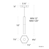 Basalt PD-48110 Mini Suspension Modern Forms