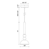 PD30502 Rise Suspension Kuzco Luminaire