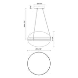 PD76316 Virgo Suspension Kuzco Lighting