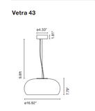 Vetra Suspension Luminaire de Marset