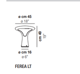 Ferea Lampe de Table Vistosi