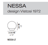 Nessa Lampe de Table Vistosi