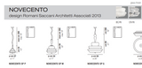 Novecento Luminaire Suspension Vistosi