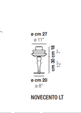 Novecento Lampe de Table Vistosi