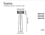 Isamu Lampe de Sol Carpyen