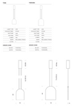 Thin Suspension TossB Luminaire