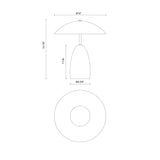 TL4374XX Poppy Lampe de Table Kuzco