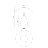 TL4374XX Poppy Lampe de Table Kuzco