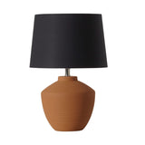 Buriti Terracotta Lampe de Table Geo Contemporary