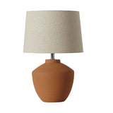 Buriti Terracotta Lampe de Table Geo Contemporary