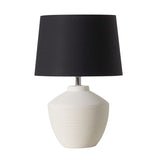 Buriti Blanc Lampe de Table Geo Contemporary