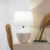 Buriti Blanc Lampe de Table Geo Contemporary