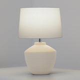 Buriti Blanc Lampe de Table Geo Contemporary