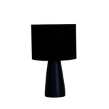 Inga Noir Lampe de Table Geo Contemporary