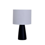 Inga Noir Lampe de Table Geo Contemporary