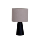 Inga Noir Lampe de Table Geo Contemporary