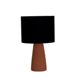Inga Terracotta Lampe de Table Geo Contemporary