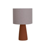 Inga Terracotta Lampe de Table Geo Contemporary