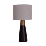Ipê Noir / Or Lampe de Table Geo Contemporary