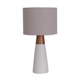 Ipê Blanc / Or Lampe de Table Geo Contemporary