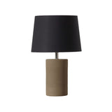 Jatoba Sable Lampe de Table Geo Contemporary