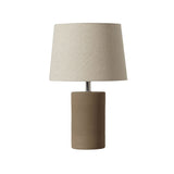 Jatoba Sable Lampe de Table Geo Contemporary