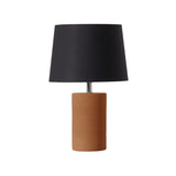 Jatoba Terracotta Lampe de Table Geo Contemporary