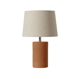 Jatoba Terracotta Lampe de Table Geo Contemporary
