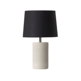 Jatoba Blanc Lampe de Table Geo Contemporary