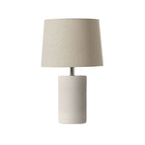 Jatoba Blanc Lampe de Table Geo Contemporary