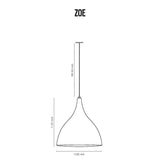 Zoe Suspension Geo Contemporary