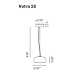 Vetra Suspension Luminaire de Marset